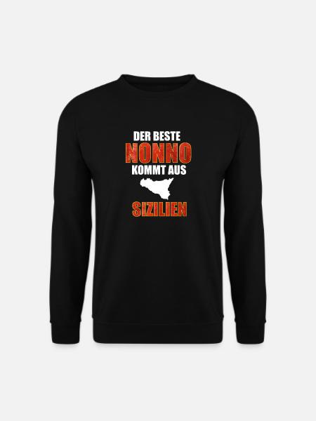 Sizilien, Sicilia, Nonno - Unisex Pullover - Schwarz