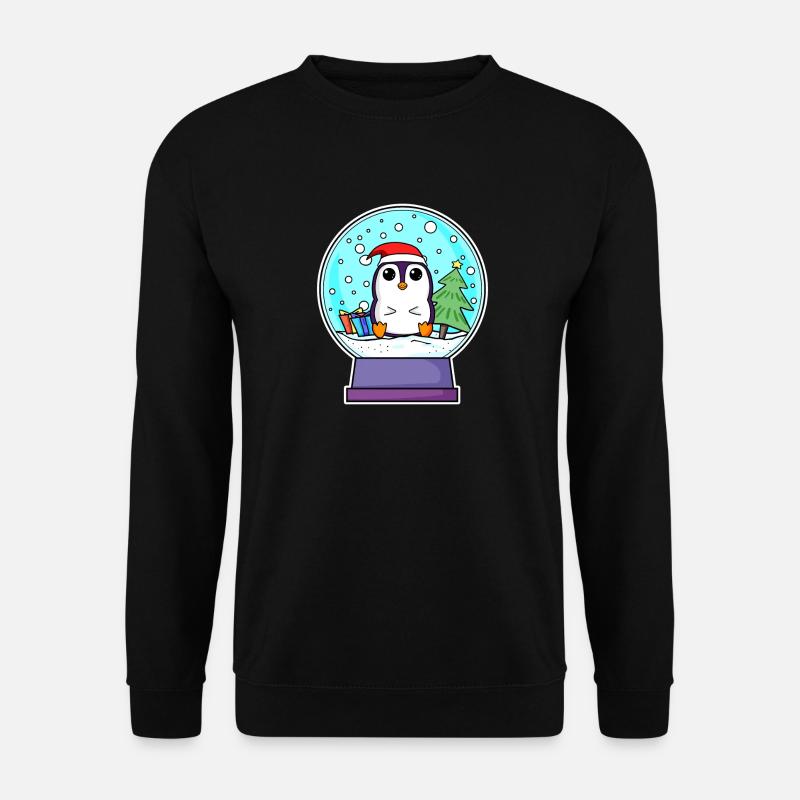 Pinguin Weihnachten - Unisex Pullover - Schwarz
