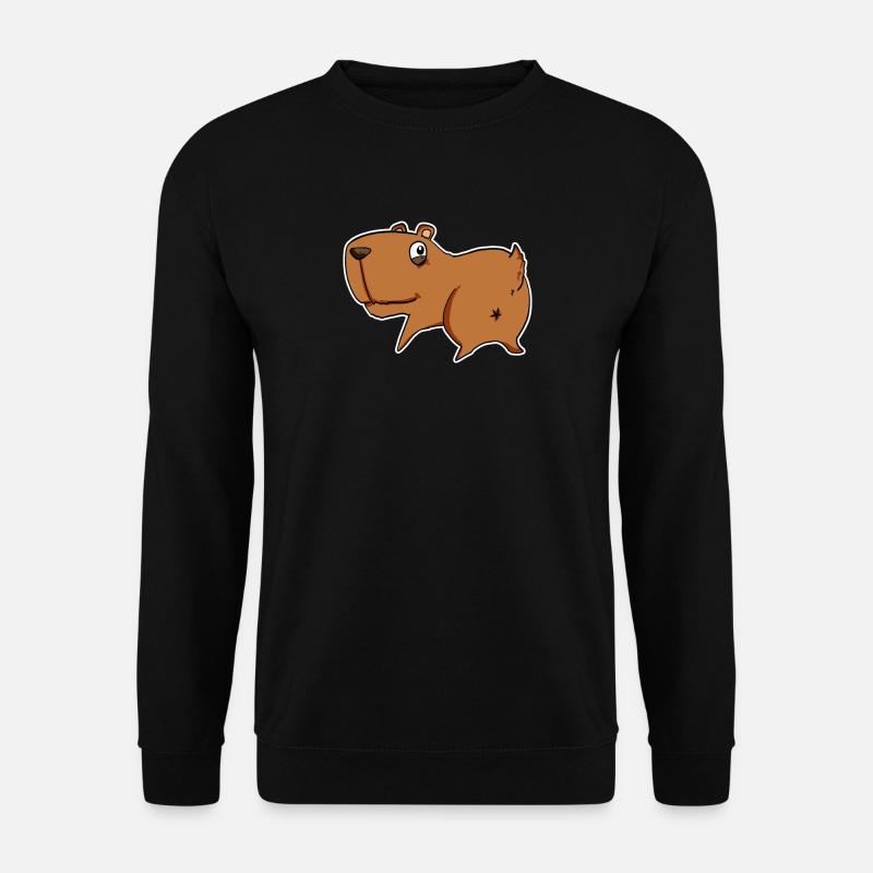 Capybara Wasserschwein - Unisex Sweatshirt - black