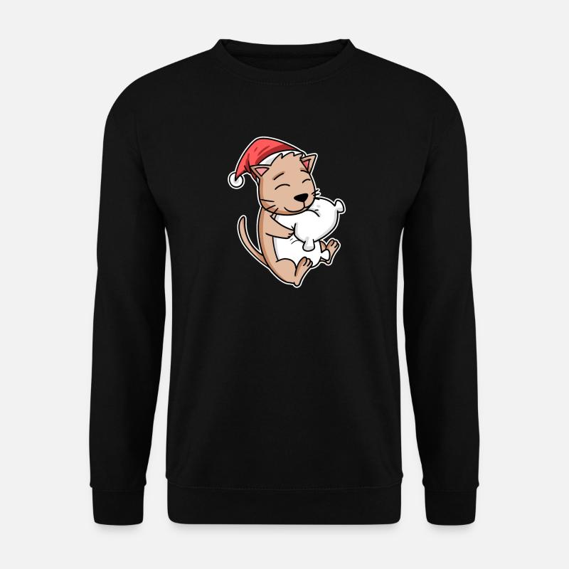 Katze - Unisex Pullover - Schwarz