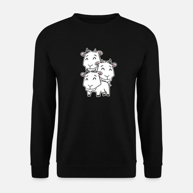 Goat Motif - Unisex Sweatshirt - black