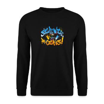 Science rocks - Unisex Pullover - Schwarz - Vorne - Alina (178cm) & Michal (187cm)