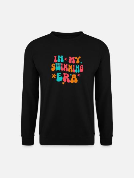 In my swimming era - Swim Swimmer Pool - Unisex Sweatshirt - black