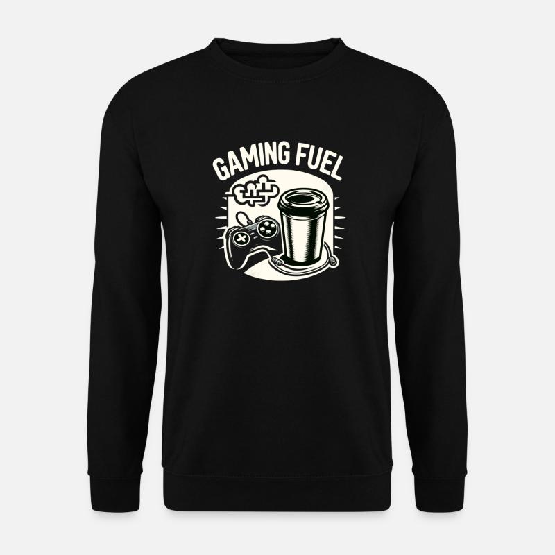 Gaming Fuel Coffee - Unisex Pullover - Schwarz