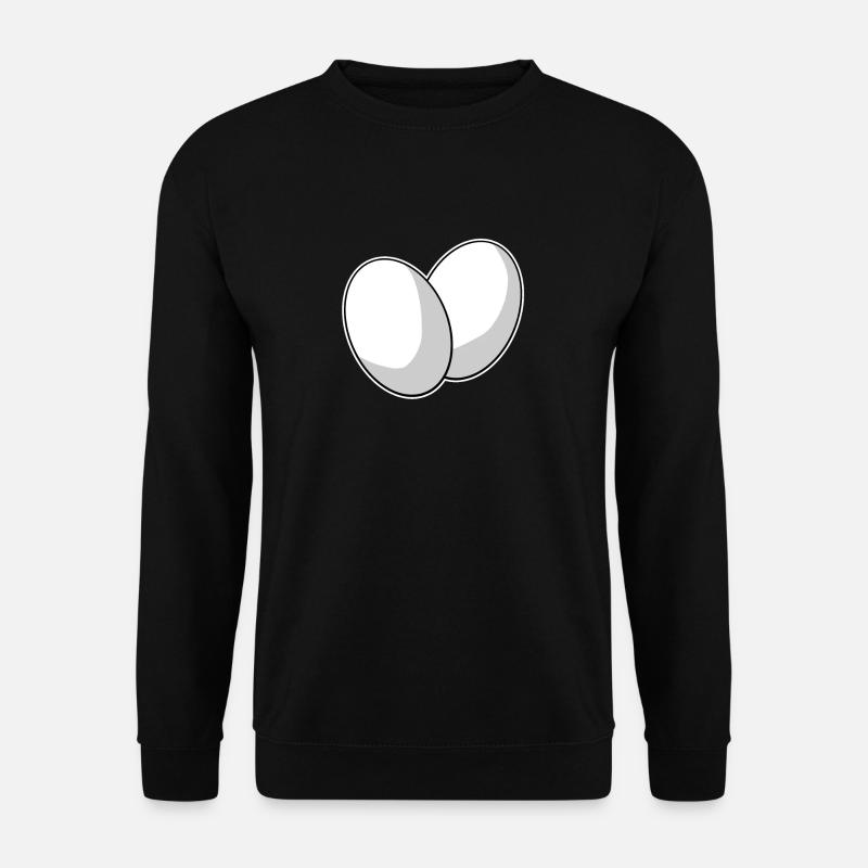 Ei Eier - Unisex Pullover - Schwarz