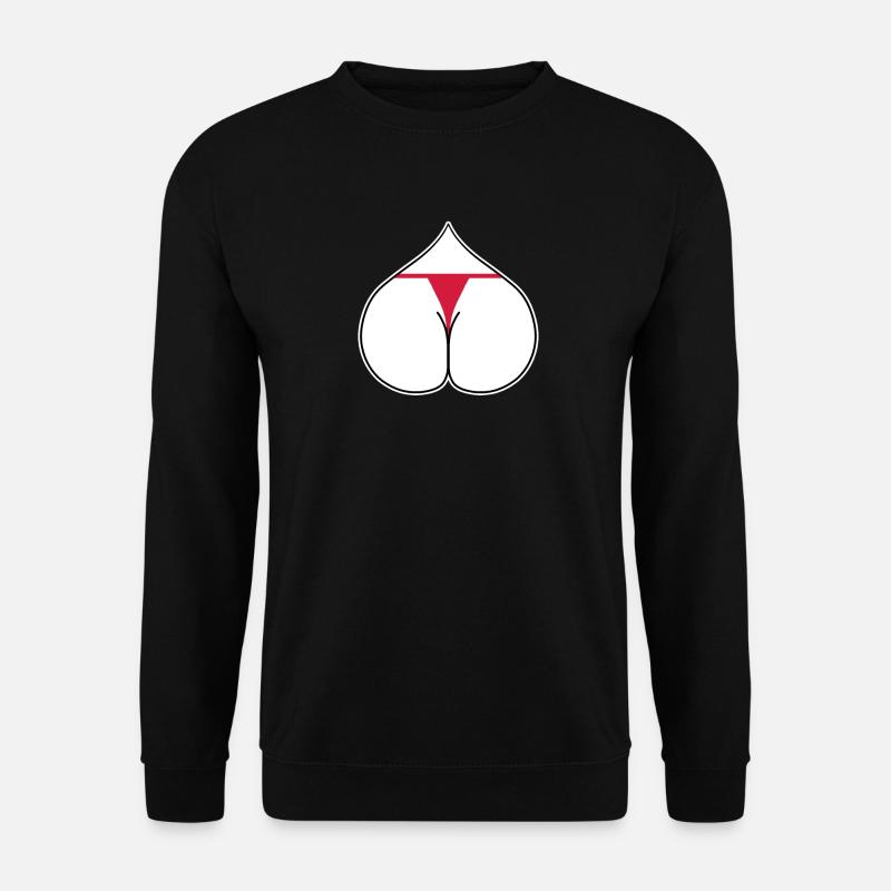 Ass Heart Love - Unisex Sweatshirt - black