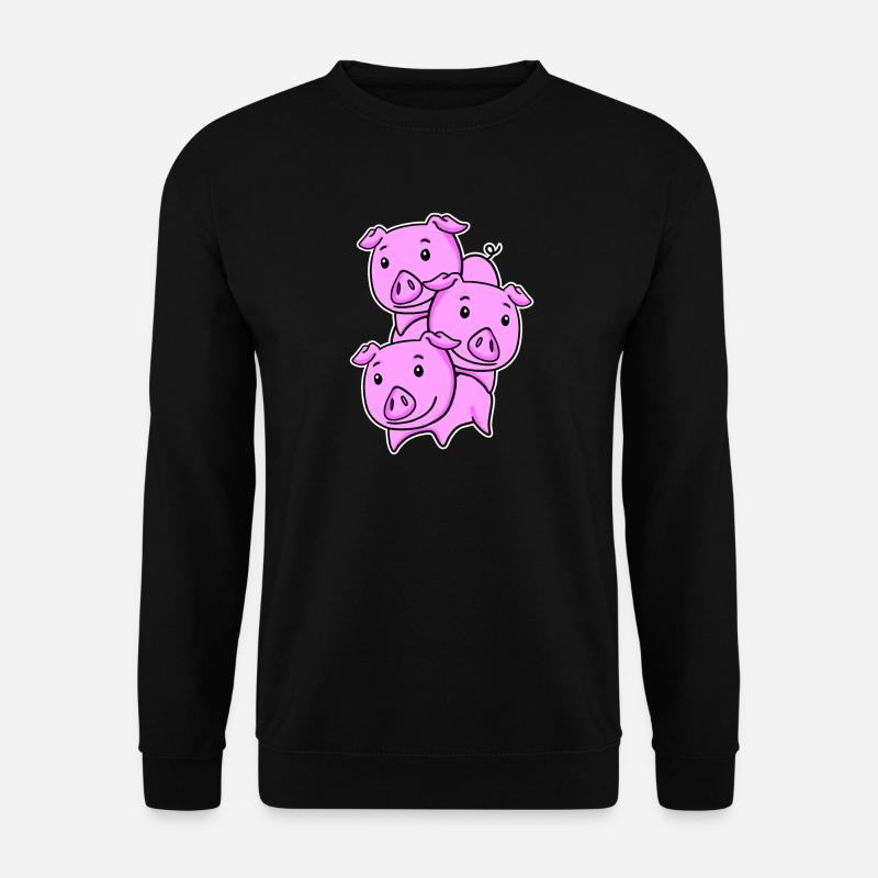 Cochons Cochon Cochon - Sweat-shirt Unisexe - noir