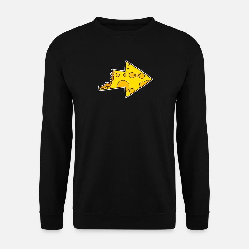 Arrow Cheese - Unisex Sweatshirt - black