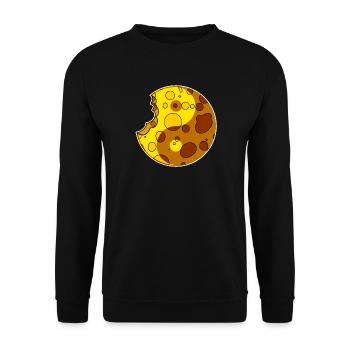 Fromage Yin Yang - Sweat-shirt Unisexe - noir - Devant - Alina (178cm) & Michal (187cm)
