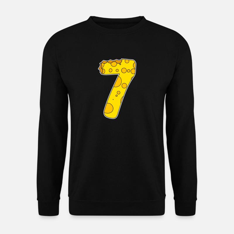 Zahl 7 - Unisex Pullover - Schwarz