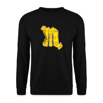 Signe du zodiaque Symbole du Scorpion - Sweat-shirt Unisexe - noir - Devant - Alina (178cm) & Michal (187cm)