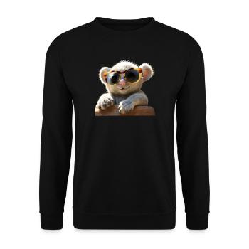 Koala Australia Koalas Koala Bear Cute Koala Bear - Unisex Sweatshirt - black - Front - Alina (178cm) & Michal (187cm)