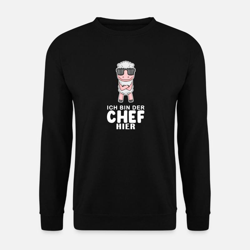 Schaf - Unisex Pullover - Schwarz
