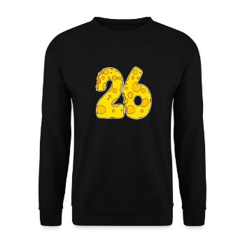 26 ans de Lustig Käse - Sweat-shirt Unisexe - noir - Devant - Alina (178cm) & Michal (187cm)