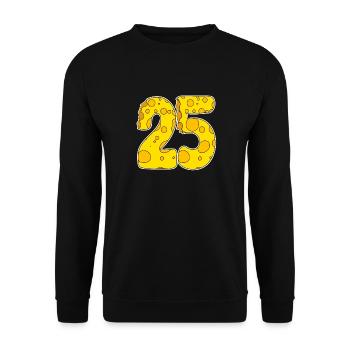 25 ans de Lustig Käse - Sweat-shirt Unisexe - noir - Devant - Alina (178cm) & Michal (187cm)