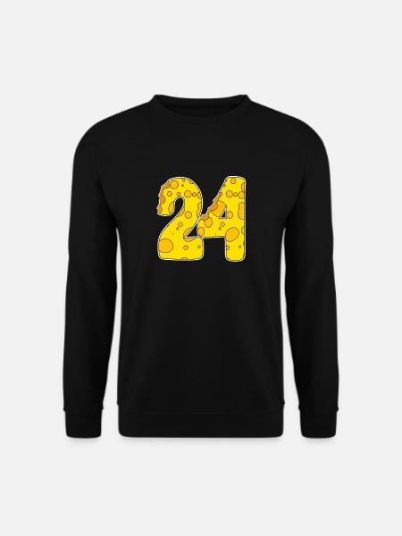 24 ans Lustig Käse - Sweat-shirt Unisexe - noir