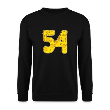54 ans de Lustig Käse - Sweat-shirt Unisexe - noir - Devant - Alina (178cm) & Michal (187cm)