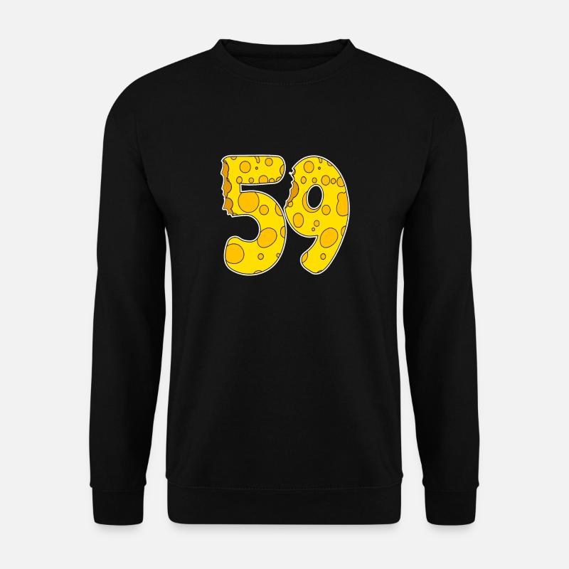 59 ans de Lustig Käse - Sweat-shirt Unisexe - noir