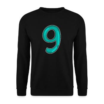 9 - Unisex Sweatshirt - black - Front - Alina (178cm) & Michal (187cm)
