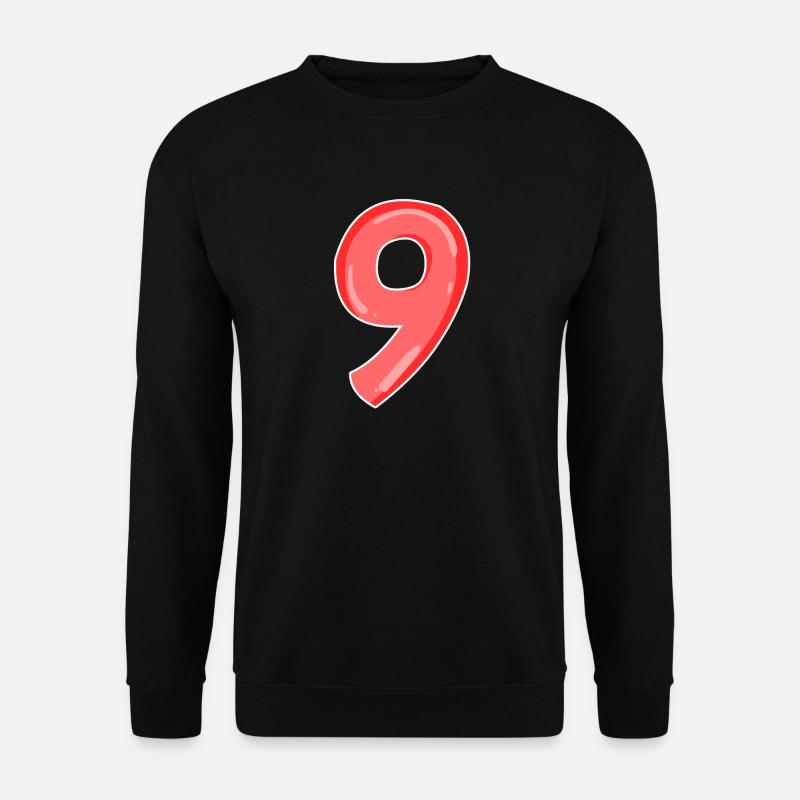 Neuf - 9 - Sweat-shirt Unisexe - noir