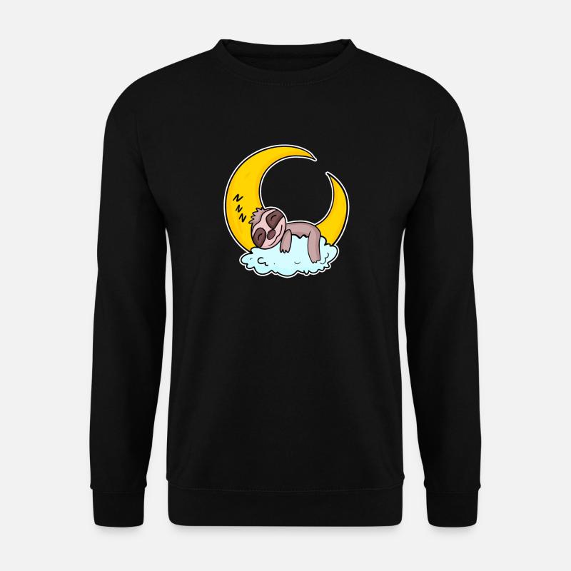 Sloth Motif - Unisex Sweatshirt - black