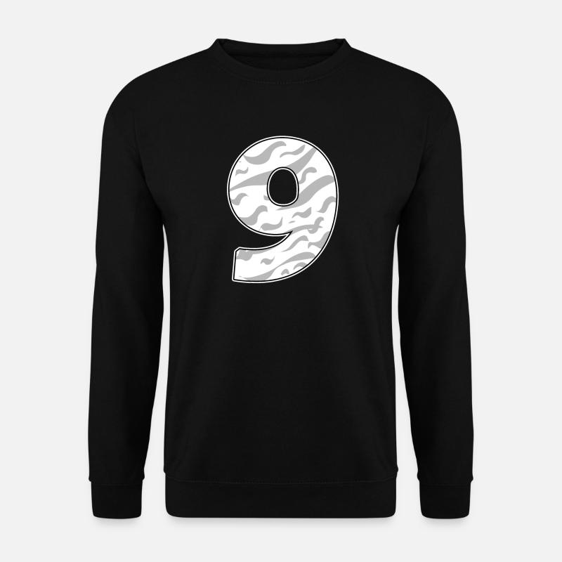 Neuf - 9 - Sweat-shirt Unisexe - noir
