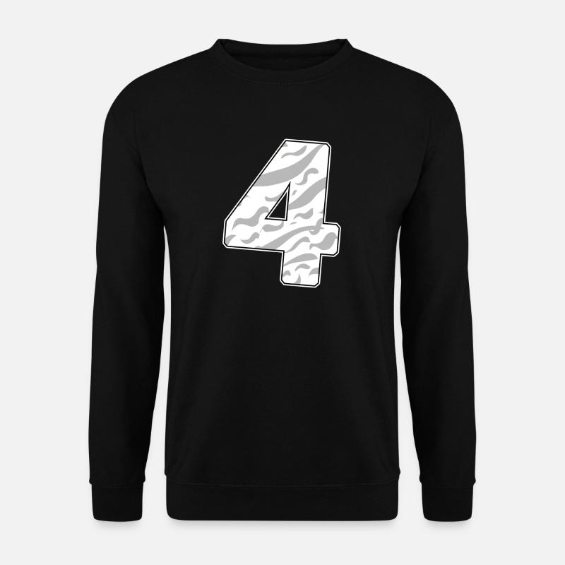 4 - Vier - Unisex Pullover - Schwarz
