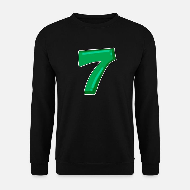 Number 7 Number - Unisex Sweatshirt - black