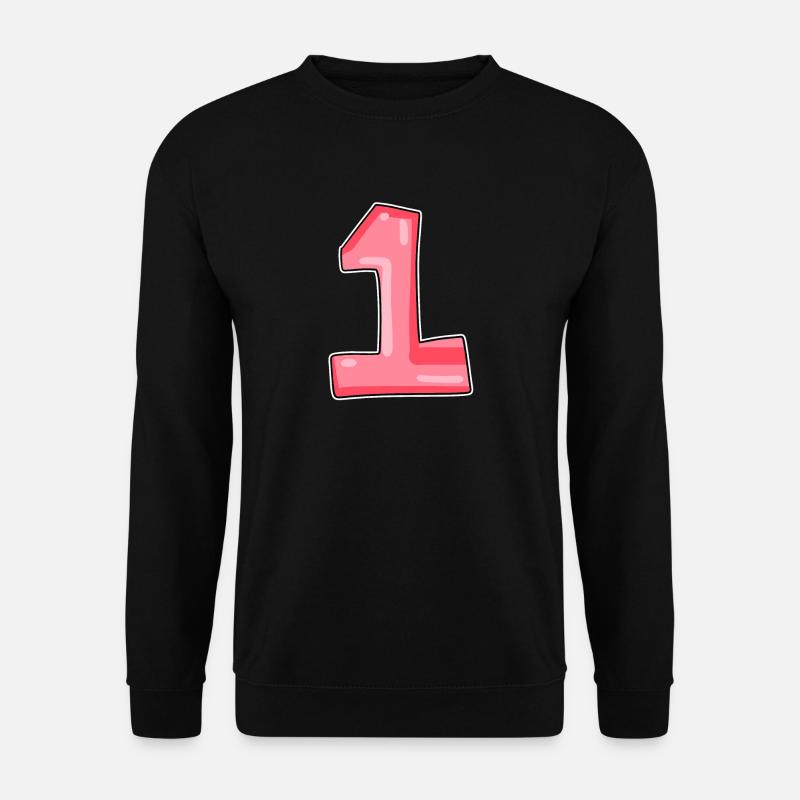 1 - Sweat-shirt Unisexe - noir