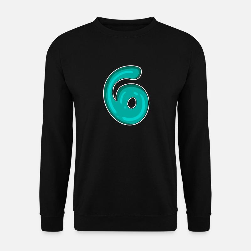 Number 6 Number - Unisex Sweatshirt - black