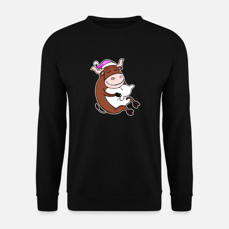 Ox Tired Sleeping Sleeping Girl - Unisex Sweatshirt - black