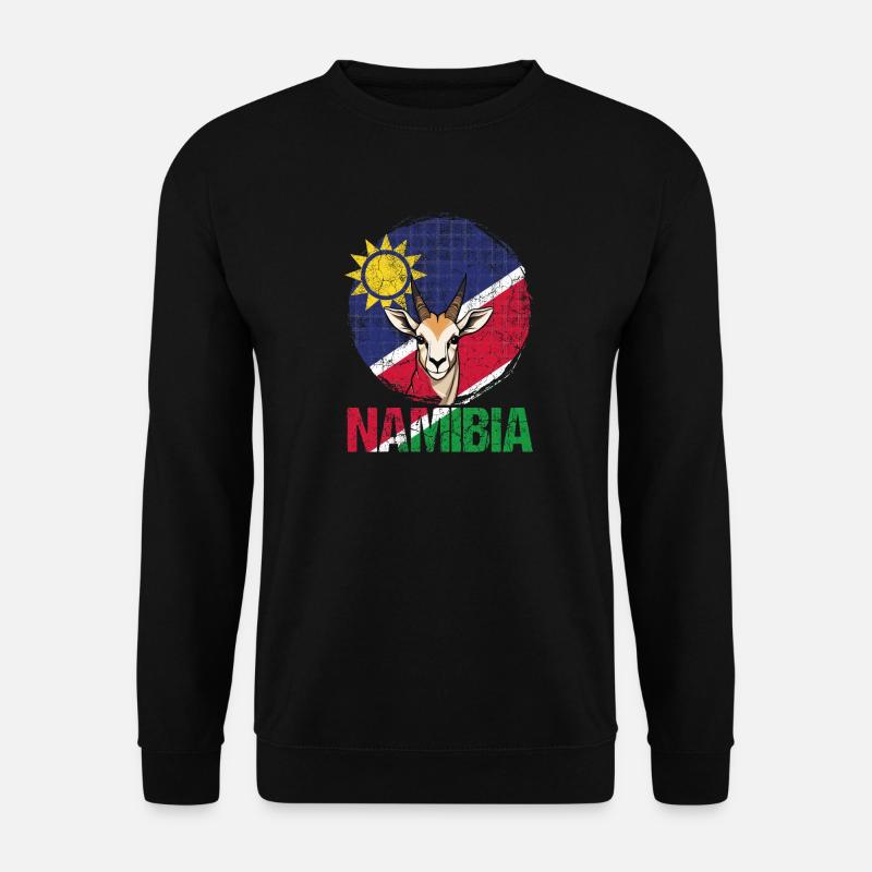 Namibia Afrika Souvenir - Unisex Pullover - Schwarz