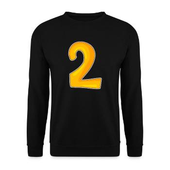 2 - Unisex Sweatshirt - black - Front - Alina (178cm) & Michal (187cm)