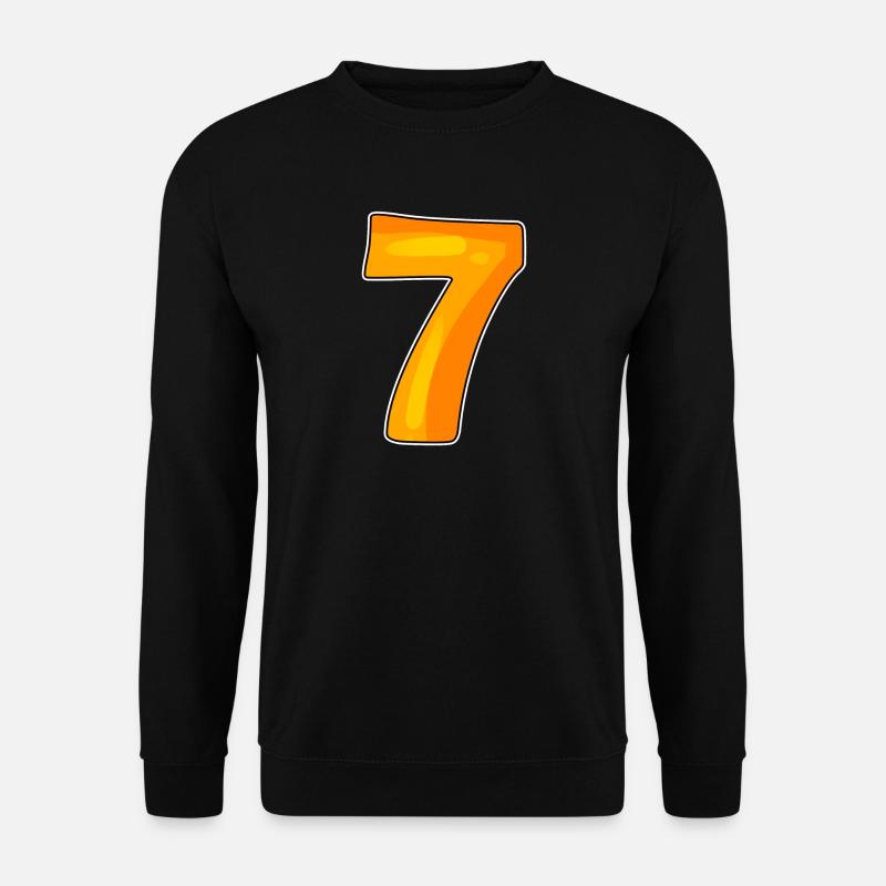 7 - Sweat-shirt Unisexe - noir