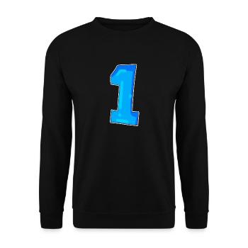 1 - Sweat-shirt Unisexe - noir - Devant - Alina (178cm) & Michal (187cm)