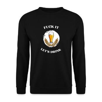 KreuzKegel Beer Saying T-Shirt - Sweat-shirt Unisexe - noir - Devant - Alina (178cm) & Michal (187cm)