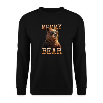 Maman Ours Maman Ours Fête des Mères Grizzly - Sweat-shirt Unisexe - noir - Devant - Alina (178cm) & Michal (187cm)
