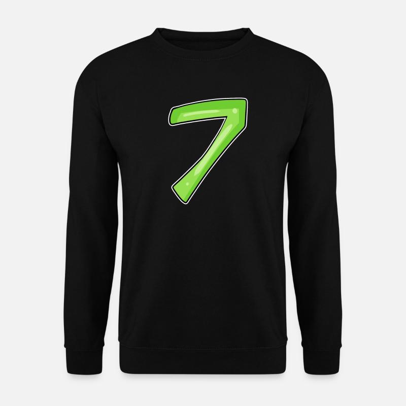 7 - seven green - Unisex Sweatshirt - black