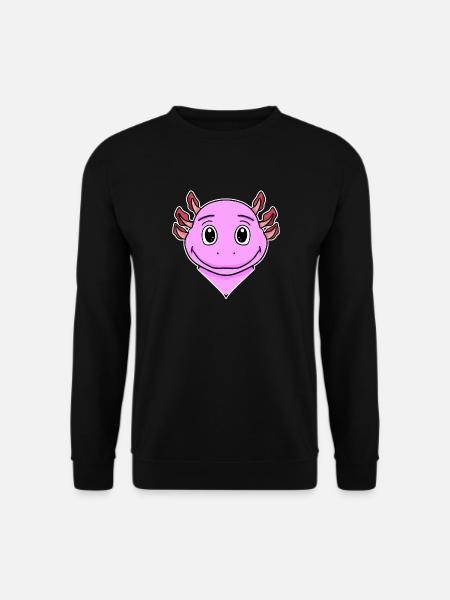 Axolotl Motif Kids - Unisex Sweatshirt - black