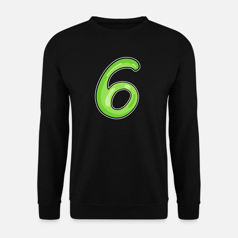 6 grün - Unisex Pullover - Schwarz