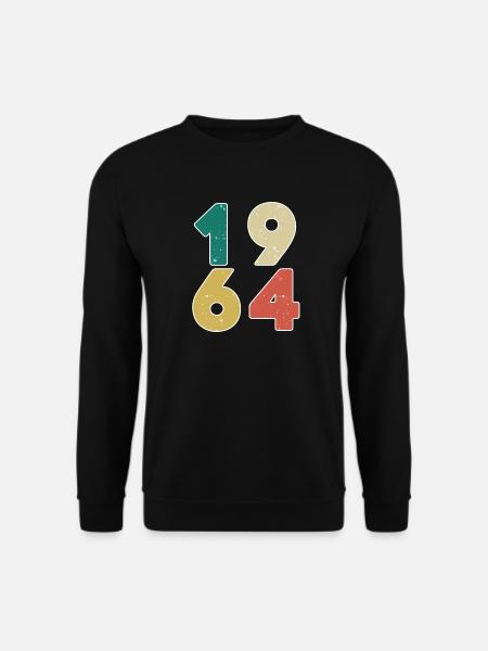 1964 - Born 1964 - Built in 1964 - Unisex Sweatshirt - black