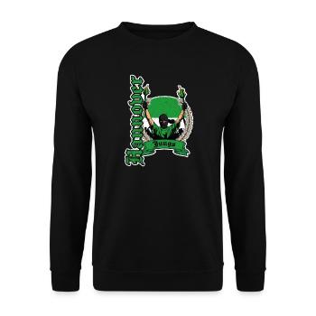 Hannover Jungs Fußball - Unisex Pullover - Schwarz - Vorne - Alina (178cm) & Michal (187cm)