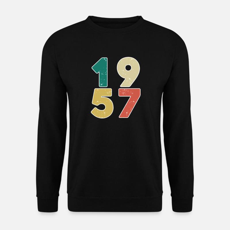 1957 - Année 1957 - Année de construction 1957 - Sweat-shirt Unisexe - noir