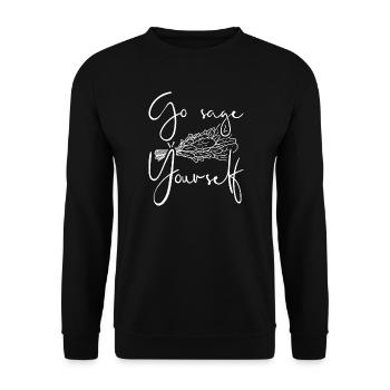 Go Sage Yourself III - Unisex Sweatshirt - black - Front - Alina (178cm) & Michal (187cm)