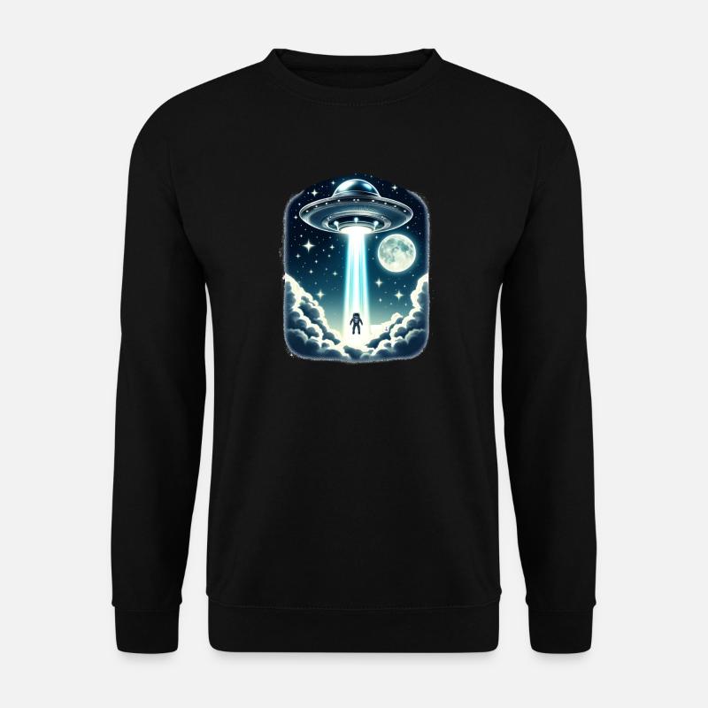 UFO-Entführung - Unisex Pullover - Schwarz