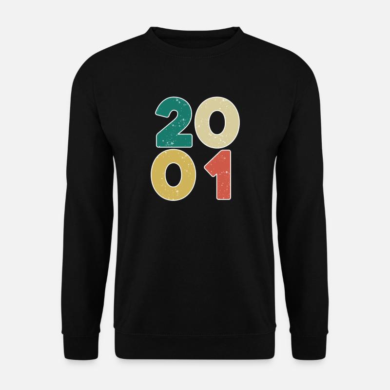 2001 - Année 2001 - Année 2001 - Sweat-shirt Unisexe - noir