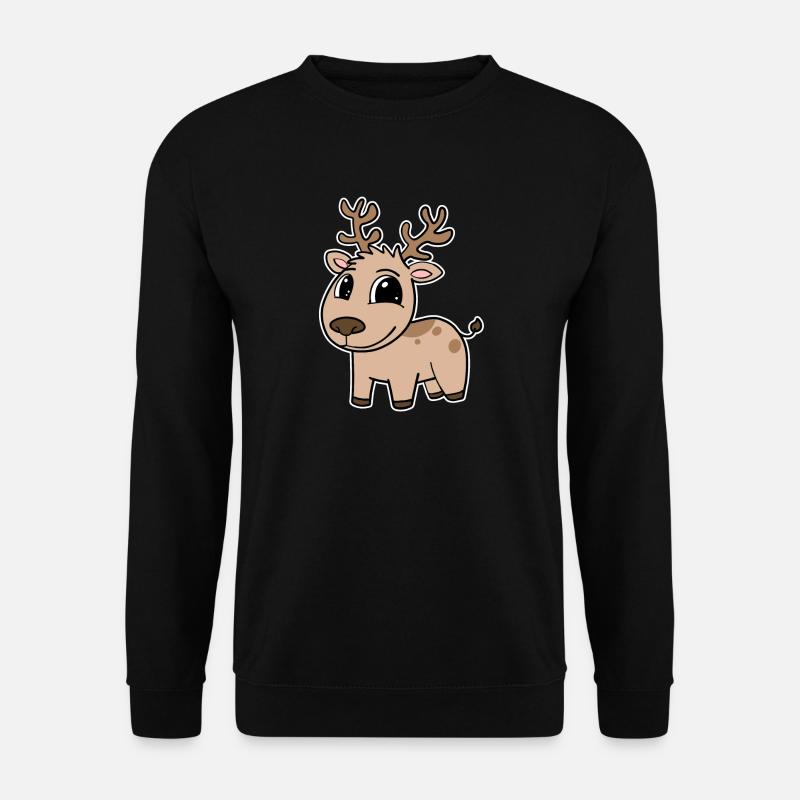 Reh Niedlich Kinder Kleinkind - Unisex Pullover - Schwarz