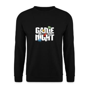 Amateurs de jeux de société - Sweat-shirt Unisexe - noir - Devant - Alina (178cm) & Michal (187cm)