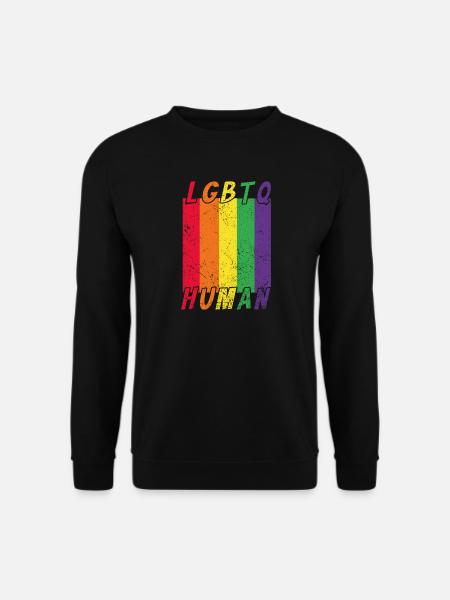 LGBTQ Human - Unisex Pullover - Schwarz