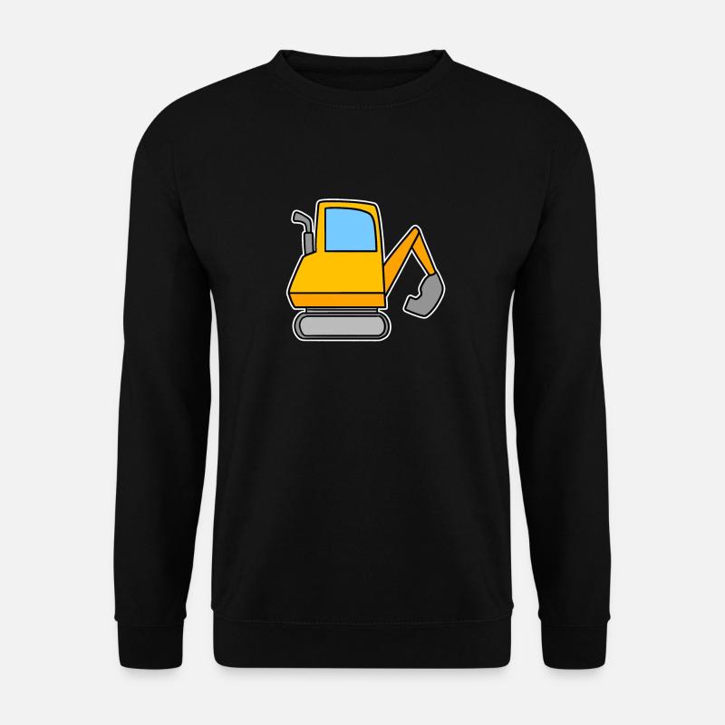 Excavator Motif - Unisex Sweatshirt - black